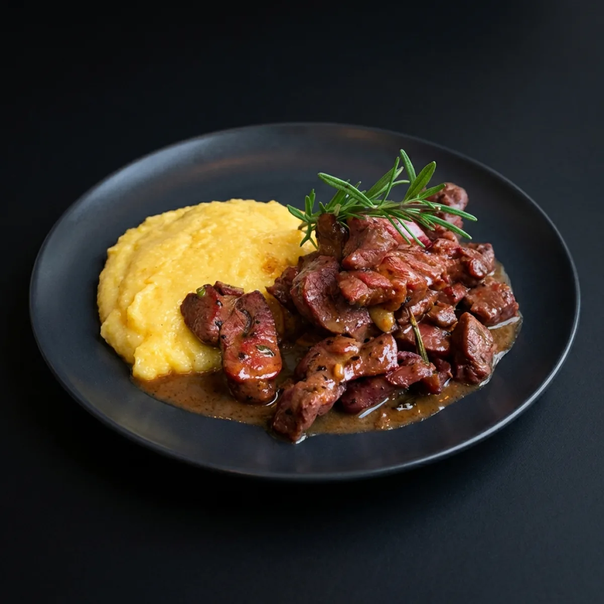 Pastrama de oaie la ceaun cu mamaliguta