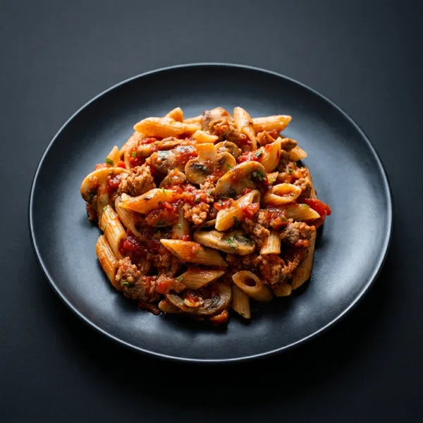 Penne Prosciuto Funghi