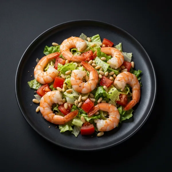 Salata Cu Creveti Si Dressing Iaurt (250G)