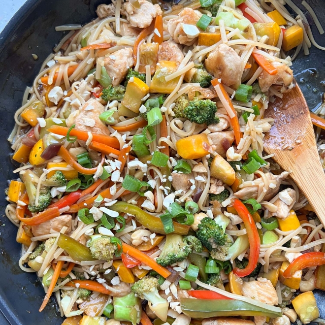 Legume stir fry cu orez basmati