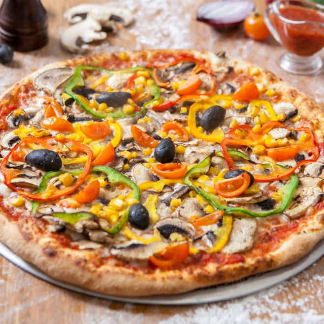 Pizza Vegetariana500gr Trattoria Prestij